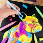 Mont Marte - Fluoro Acrylic Paint Pens Signature - 6pcs - Image 6