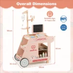 Wooden Doctor Playset with CT Machine and Stethoscope for Kids - Image 3