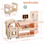Wooden Doctor's Activity Center Toy Set - Image 5