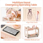 Wooden Doctor's Activity Center Toy Set - Image 11