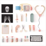 Wooden Doctor's Activity Center Toy Set - Image 4