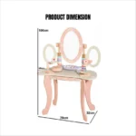 Three Mirror Dresser Table - Image 4