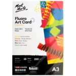 Mont Marte - Fluoro Art Card Signature A3 230gsm