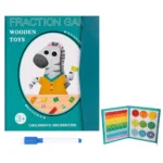Fraction Game Magnetic Wooden Toy