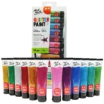 Mont Marte - Glitter Paint 12pc x 36ml (1.2 US fl.oz) - Image 2