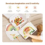 Wooden Peg Board - Rainbow - Image 6