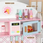 Little Angel - Kids Wooden Kitchen Playset - Pink - Image 4
