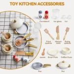 Play Kitchen for Kids Wooden Pretend - Image 5