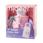 Mideer – Kids Flask with Crossbody Bag – 480 ml – Peacock