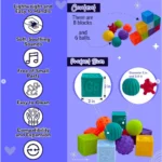 Baby Soft Sensory Blocks - Image 3
