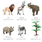 Mideer - Safari Animal Collectibles 5pcs - Image 4