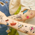 Mideer tattoos – mini blue set - Image 2