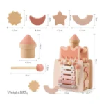 Montessori Educational Wooden Castle - Image 5