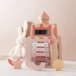 Montessori Educational Wooden Castle - Image 4