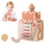 Montessori Educational Wooden Castle - Image 9