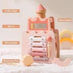 Montessori Educational Wooden Castle - Image 7