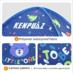 Born to be happy Kids Pop-Up Tent - Image 4