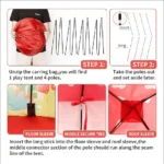 Mushroom Kids Pop Up Tent - Image 5