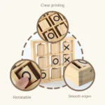 Wooden Tic-Tac-Toe - Image 3