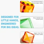 Mideer - Colorful Magnetic Tiles - 160 Pcs - Image 5