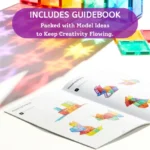 Mideer - Colorful Magnetic Tiles - 160 Pcs - Image 4