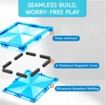 Mideer - Colorful Magnetic Tiles - 160 Pcs - Image 6