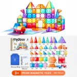 Mideer - Colorful Magnetic Tiles - 160 Pcs - Image 2
