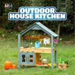 One Elephant - Wooden Outdoor Garden Set - Image 4