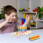 Wooden Montessori Sorting Crocodile Game - Image 3