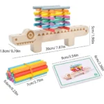 Wooden Montessori Sorting Crocodile Game - Image 4