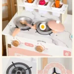 One Elephant - Wooden Pink Kitchen Set - Image 4