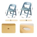 Foldable Chair – Light Blue - Image 2