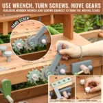 One Elephant - Wooden Outdoor Tool Rolling Worktop - Image 5