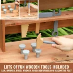 One Elephant - Wooden Outdoor Tool Rolling Worktop - Image 10