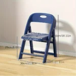 Foldable Chair - Navy Blue - Image 3