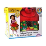 K's Kids - Deluxe Patrick Shape Sorting House - Image 2