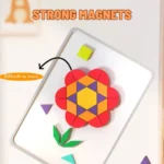 Mideer - Magnetic Wooden Geometry Blocks - 250pcs - Image 15
