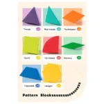 Mideer - Magnetic Wooden Geometry Blocks - 250pcs - Image 8