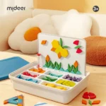 Mideer - Magnetic Wooden Geometry Blocks - 250pcs - Image 9