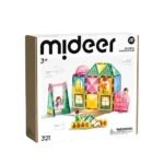 Mideer - Colorful Magnetic Tiles Building Toy Set - Our Family - 32 Pcs