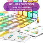 Mideer - Colorful Magnetic Tiles Building Toy Set - Our Family - 32 Pcs - Image 6