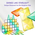 Mideer - Colorful Magnetic Tiles Building Toy Set - Our Family - 32 Pcs - Image 5