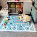 Kids Floor Activity Mat - Blue - Image 4