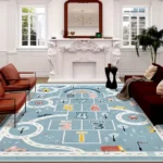 Kids Floor Activity Mat - Blue - Image 5