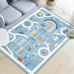 Kids Floor Activity Mat - Blue - Image 7