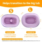 SwimBobo -  Inflatable Baby Bathtub - Large - Image 6