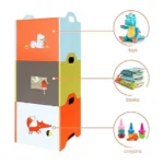 Labebe - Wooden Closed Sides Storage Boxes - Image 2