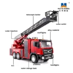 Huina - Remote Control Fire Engine - Image 5