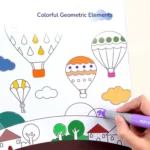 Mideer - Drawing Colouring Book: Girl - Image 8