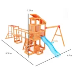 Huge Multi-Activity Outdoor PlaySet - Image 4